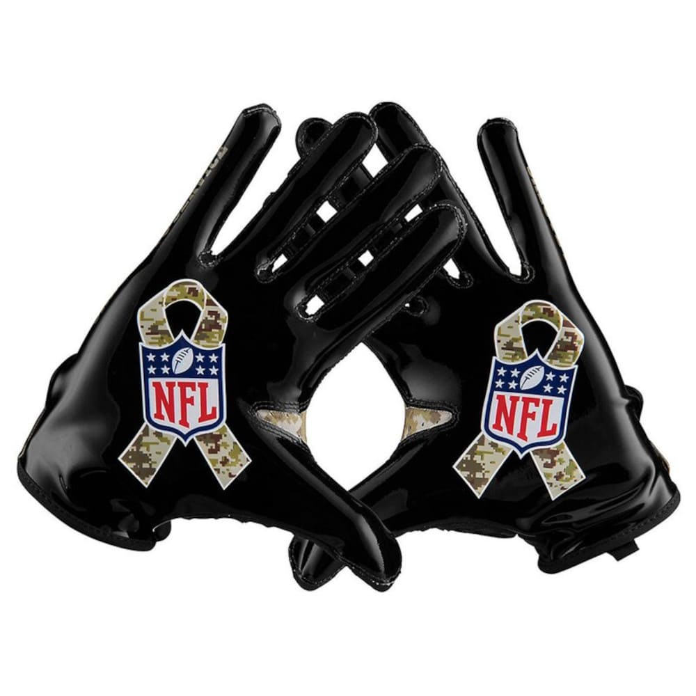 American football gloves<br> Nike<br> Vapor Jet 6.0<br> Salute to Service